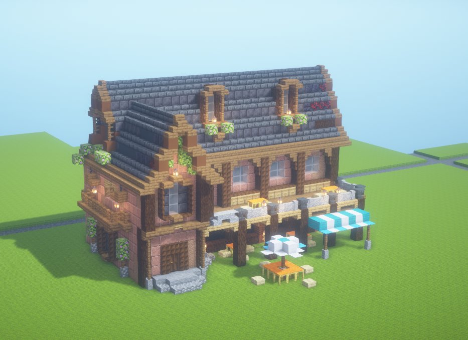 ElFelipeB3's tweet photo. 🏠✨ Hermosa Posada Rústica en Minecraft ✨🏠

Diseñada con un estilo encantador y acogedor, es el lugar perfecto para relajarse y disfrutar del entorno en tu mundo.

 ¡No olvides darle un vistazo y dejar tus comentarios! 🌿🪵🌟
#Minecraft #minecraft建築コミュ #builders #mc https://t.co/XrtjtfVaya