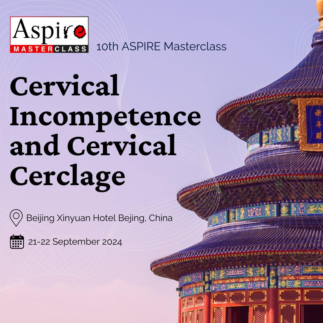 ASPIRE_Reprod's tweet photo. 📢 Upcoming Masterclasses Alert! Limited seats available. #MasterClass #cervicalcerclage #Preimplantation #genetictesting

➡️Register now here: https://t.co/UhXY3Hw2lw https://t.co/h50I5t5loN