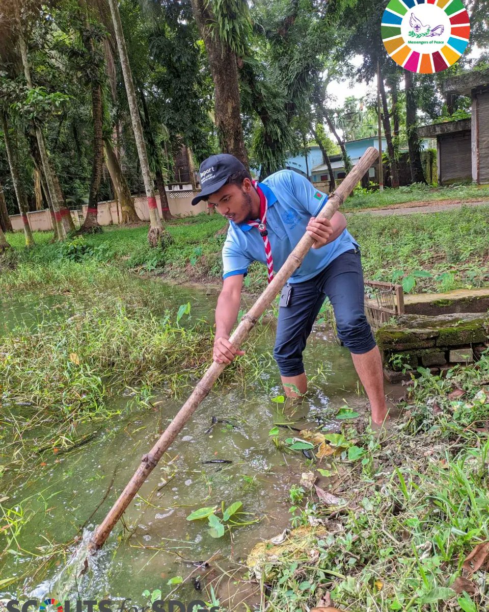 unitedprojectbd's tweet photo. A healthy environment is paramount to a healthy future. Water is one of the most important elements of our nature. So the surrounding pond, area should be cleaned. Inspired by this, I decided to take some steps to clean our college pond.
#unitedprojectbd
#1st_project https://t.co/dYHhLXIogl