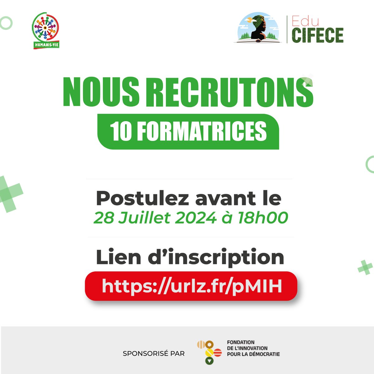 HumanisVie's tweet photo. Tic tac !!! Tic tac !!! ⏰⏰⏰

Le temps s’égrène ; et avec lui une belle occasion de faire partir d’une aventure riche en histoire💬 et en littérature📚

Vous disposez jusqu’à 18h00 ce 28 Juillet 2024 , pour postuler à notre appel à candidature

Sponsorisé par @livingdemocracy https://t.co/MID6dEqV6W