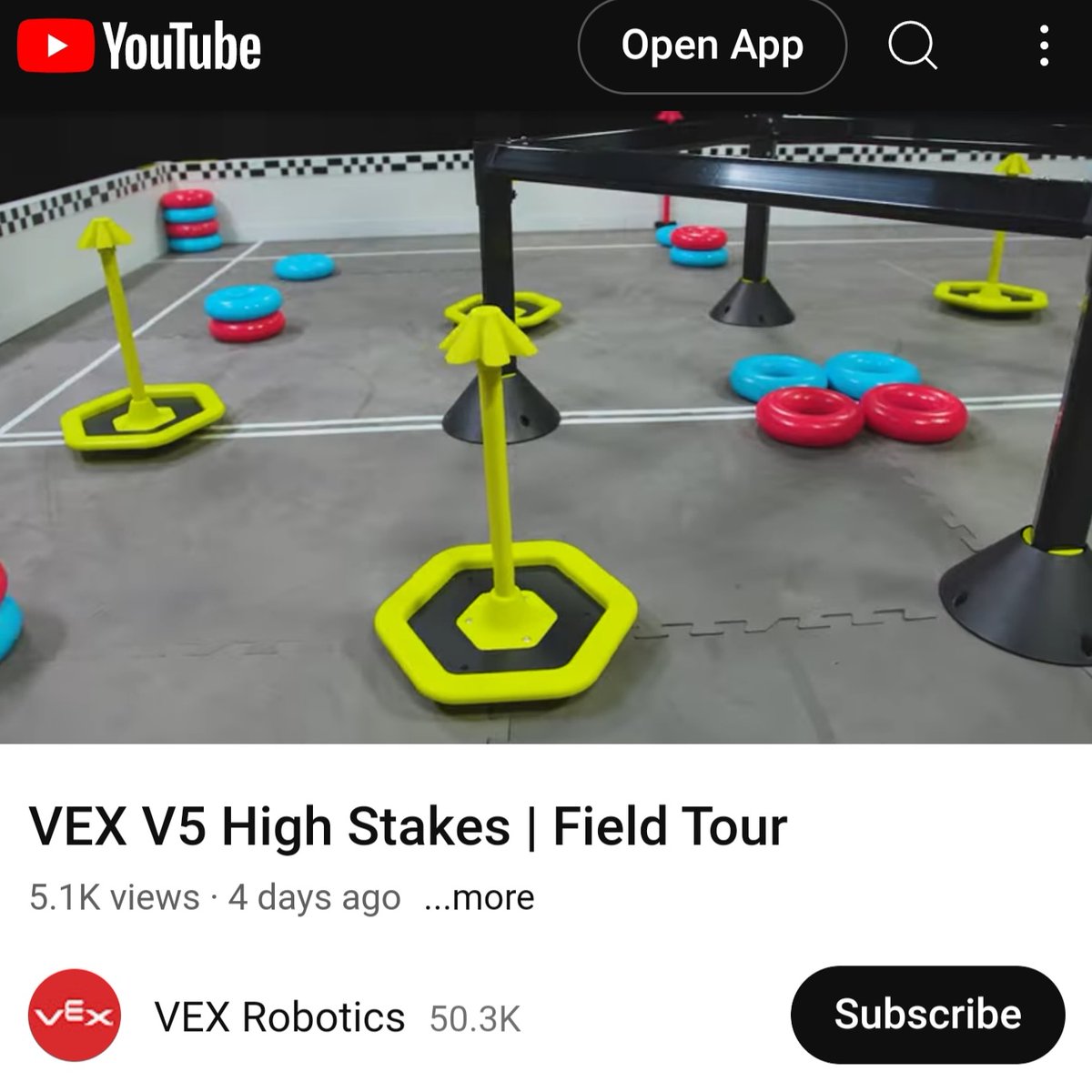 SandyVEXRobotic's tweet image. Field Tour of High Stakes! #VEX
youtu.be/kWg_6SHRg1w?si…
