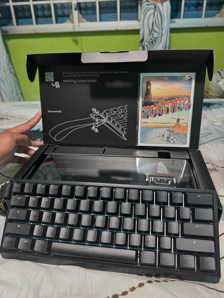 dReamyPOG's tweet photo. SG ONLY - selling for a friend 
Wooting 60HE+ Dm if interested https://t.co/G9UsWyzA8E