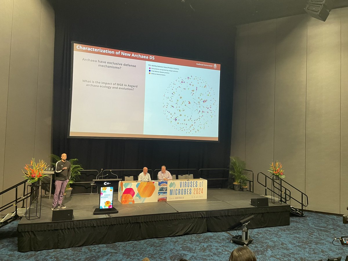 ISVM (@virusofmicrobes) on Twitter photo Bacterial Immune Systems at #VoM2024, day #3, continuing with talk from <a href="/Leao_pel/">Pedro Leão</a> from Radbout University about how #Asgard contributed to development of eukaryotic immune mechanisms. <a href="/VoM_2024/">Viruses of Microbes 2024</a> #GiftFromAsgard Bacterial Immune Systems at #VoM2024, day #3, continuing with talk from <a href="/Leao_pel/">Pedro Leão</a> from Radbout University about how #Asgard contributed to development of eukaryotic immune mechanisms. <a href="/VoM_2024/">Viruses of Microbes 2024</a> #GiftFromAsgard