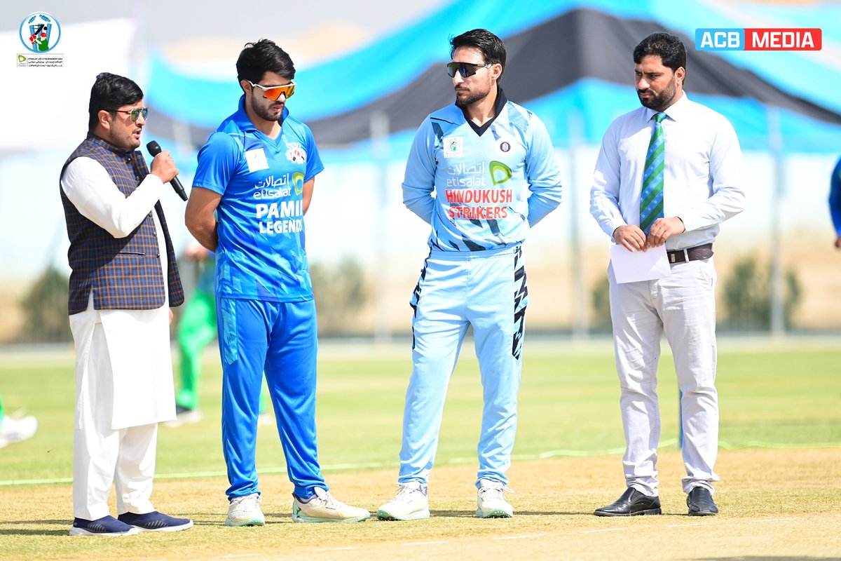 AcbDomestic's tweet photo. π¨ TOSS ALERT! π¨
Pamir Legends have won the toss and opted to bat first in the 7th Etisalat List A Cup 2024 match against the Hindukush Strikers. π
#ListACup2024 | #PLvHS https://t.co/UTgNrFJpBC