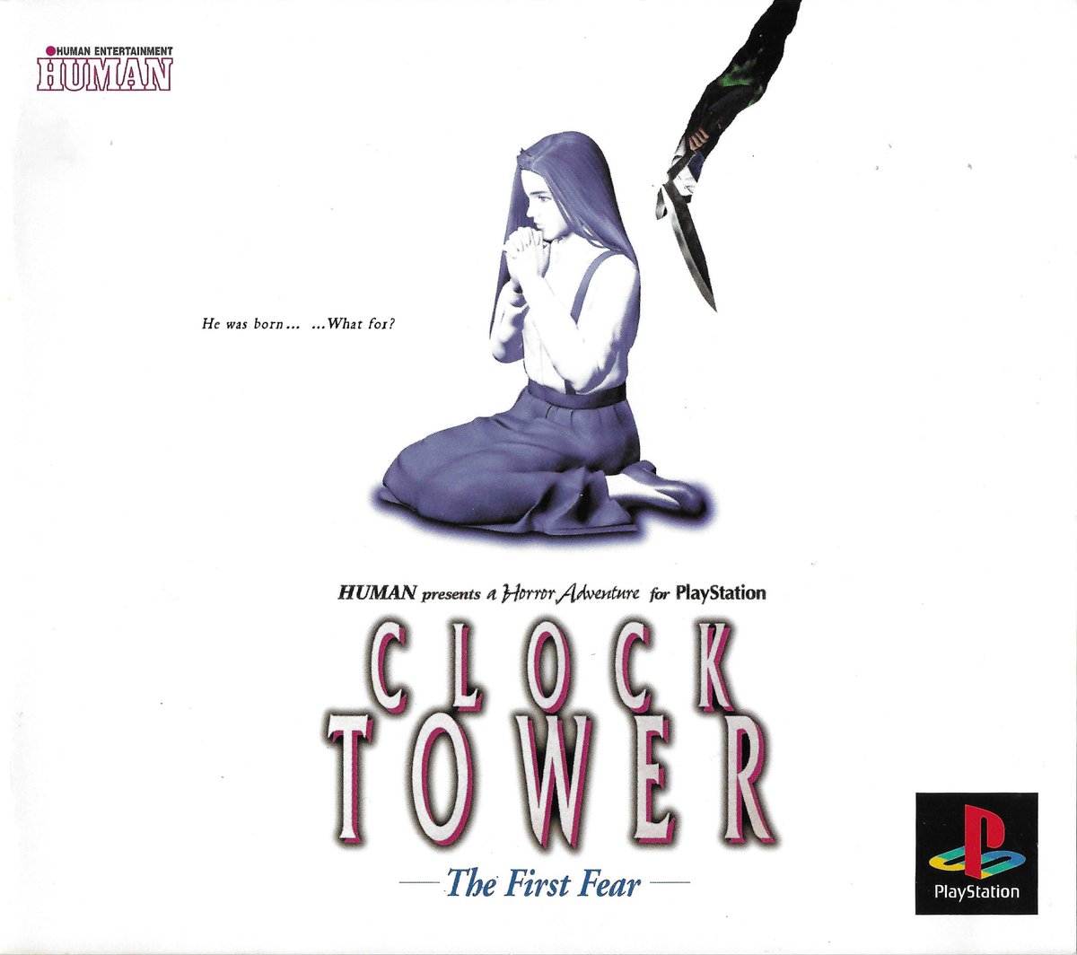 thefirstfear's tweet photo. It's July 17th, 2024 in Japan
Clock Tower's PlayStation port, "CLOCK TOWER ~ The First Fear ~ released 27 years ago today!
Original release: 07/17/1997
SCAN USED: LE "Especially Fan Book" cover
#クロックタワー #clocktower #thefirstfear #playstation #horror #human #sunsoft #capcom https://t.co/Ha33kpt2GT