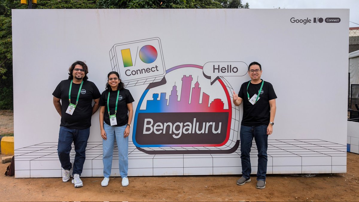imsaurabhrajpal's tweet photo. Hello from #WECs at #IOConnectBLR 👋

See you at the #web track and demo booths if you are around! 🙌

#GoogleIO #GoogleIOConnect #Google #IOConnect #GoogleIOConnectBLR24 https://t.co/l5UzmwRZuO