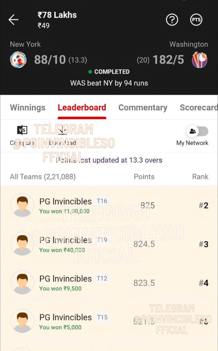 PranitGera's tweet photo. One More GL add🙏
Thank You God
Special Thanks to @Dream11
#usat20 https://t.co/e6OVnDSbuT