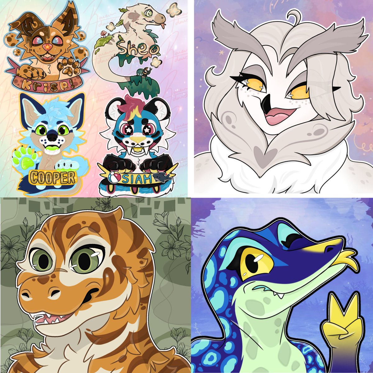 xFallenFearx's tweet photo. Examples for my commissions~ https://t.co/qAjEdqooC4