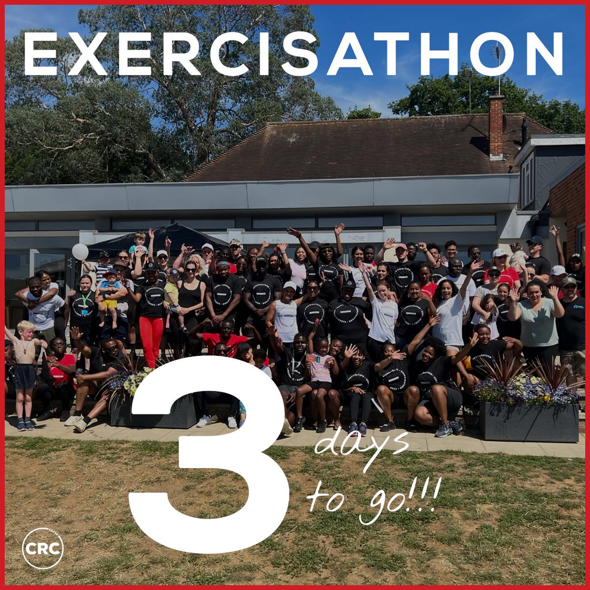 Join us for our annual Exercisathon and sweat for a good cause with CRC Cares! Let's move our bodies and raise money for what matters most. 💪 #CharityEvent #ActiveFundraising