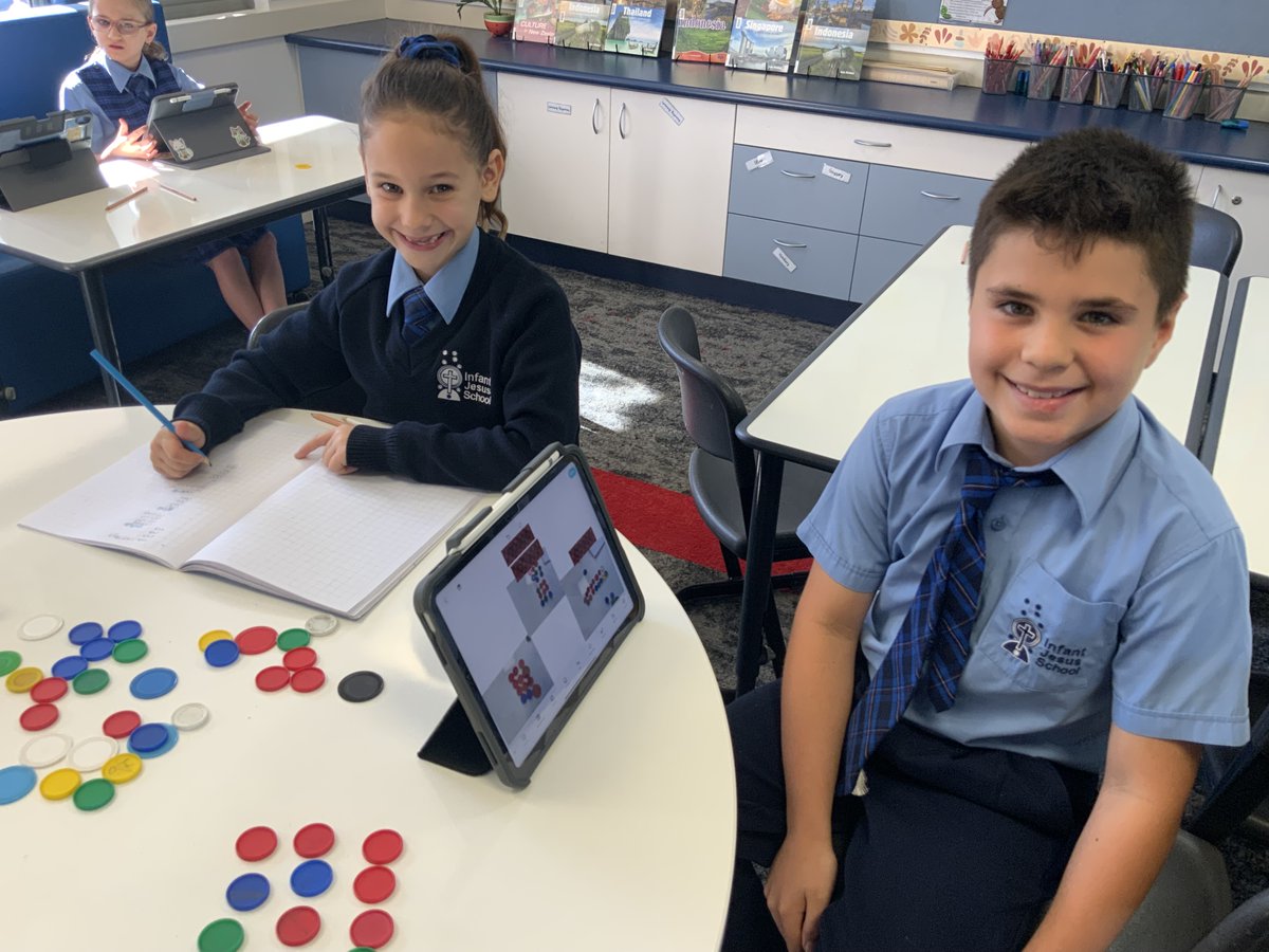 Maths in Year Three is never boring. Students used a method of their choice to record the various arrays they have made. #PlayBasedLearners #LifeLongLearners #ExpectGreatThings