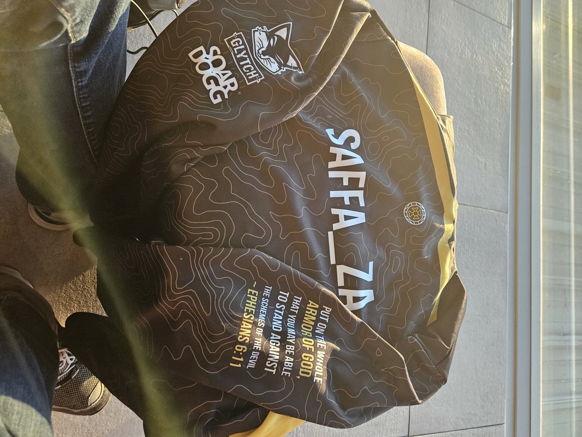 Can we take a moment to appreciate how #OnFire the new <a href="/EsportsAog/">Armor Of God Esports ✞</a> #gear is!!! <a href="/SoarDogg/">SoarDogg Apparel</a> top Quality and proud to be part of this org!!! #armorofGod #AoGwin #GodBless