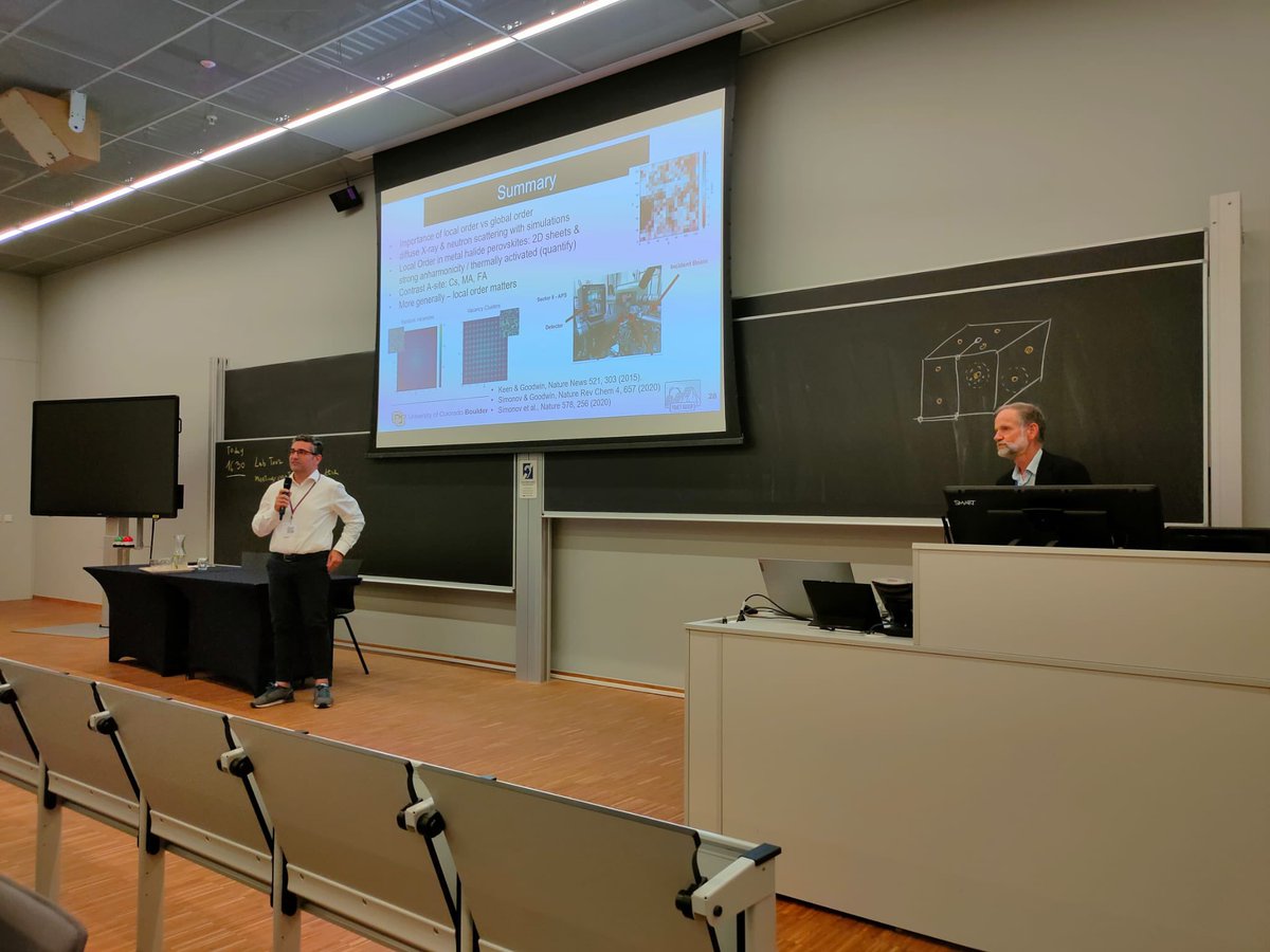 Great day yesterday at our Next Generation #PVMaterials conference in Groningen. I had the honour to chair the afternoon session that featured talks from Prof. Michael Toney and Prof. Michael Saliba <a href="/SalibaLab/">SalibaLab</a>. @ZernikeInst