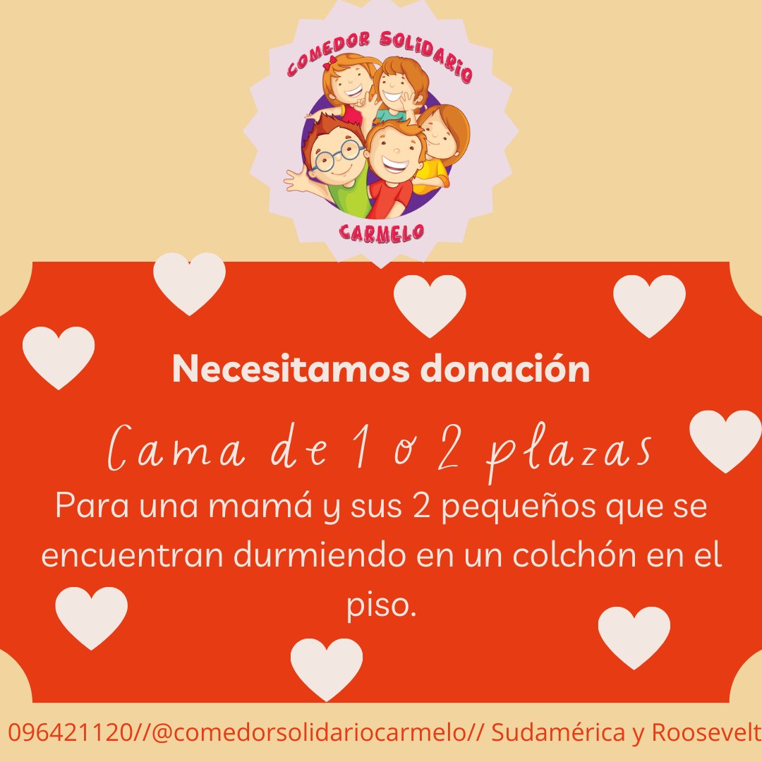 Comedor_Carmelo's tweet photo. Necesitamos ayuda para una mamá y sus hijos. El frío está cruel x Carmelo. No tiene misericordia!!! AYUDA! https://t.co/4VAQXYiLbI