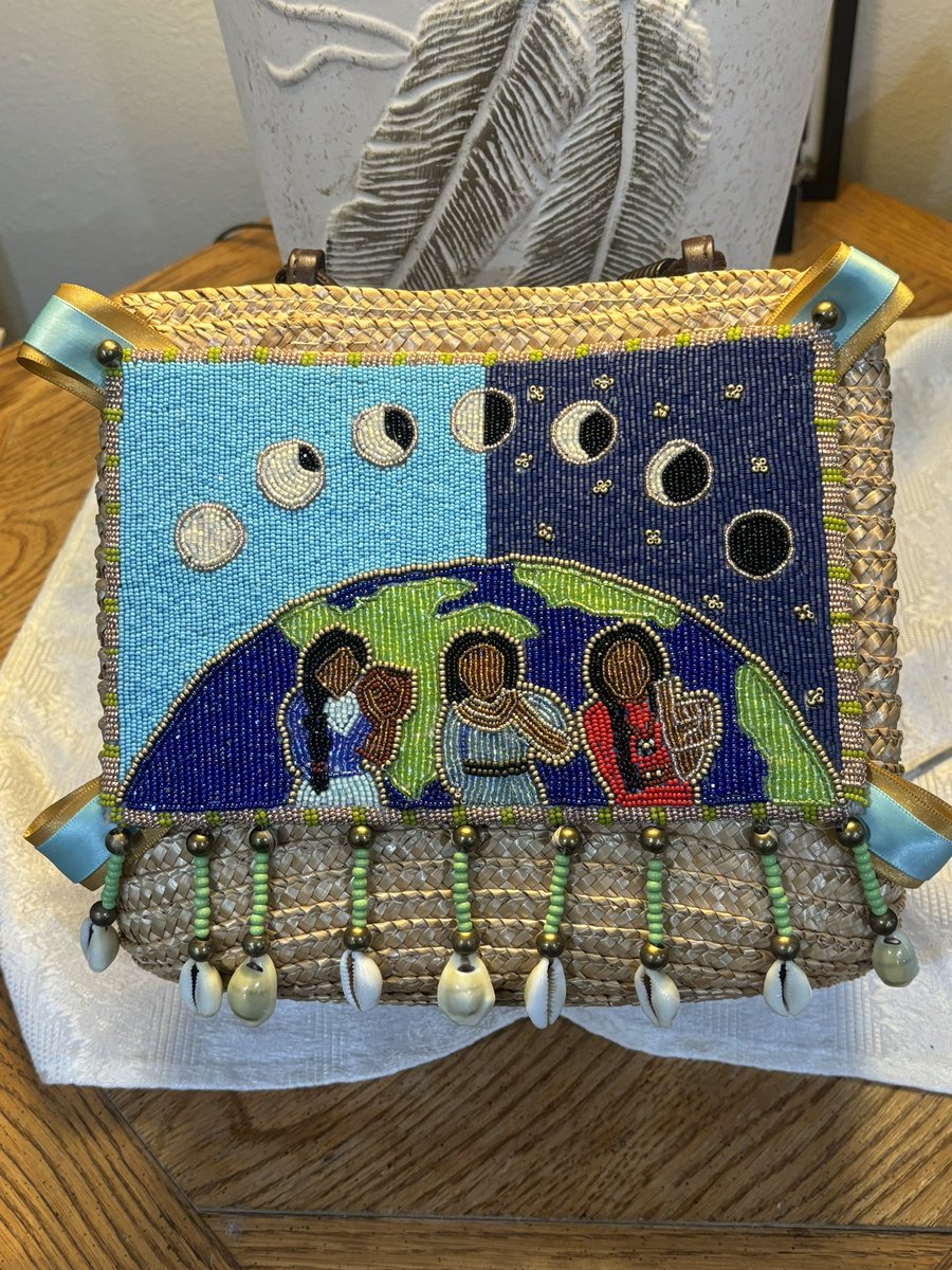 SarahYoungBear1's tweet image. So proud of my beadwork of three sisters signed “Water Is Life” in Plain Indians Sign Language. I’m very proud for being a Water Protector. I went to NoDAPL in Standing Rock, ND. #NoDAPL #beadwork #waterislife