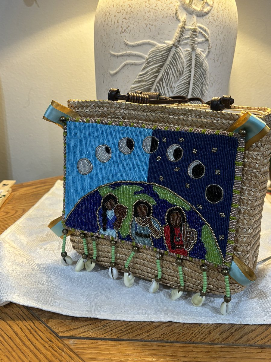 SarahYoungBear1's tweet image. So proud of my beadwork of three sisters signed “Water Is Life” in Plain Indians Sign Language. I’m very proud for being a Water Protector. I went to NoDAPL in Standing Rock, ND. #NoDAPL #beadwork #waterislife