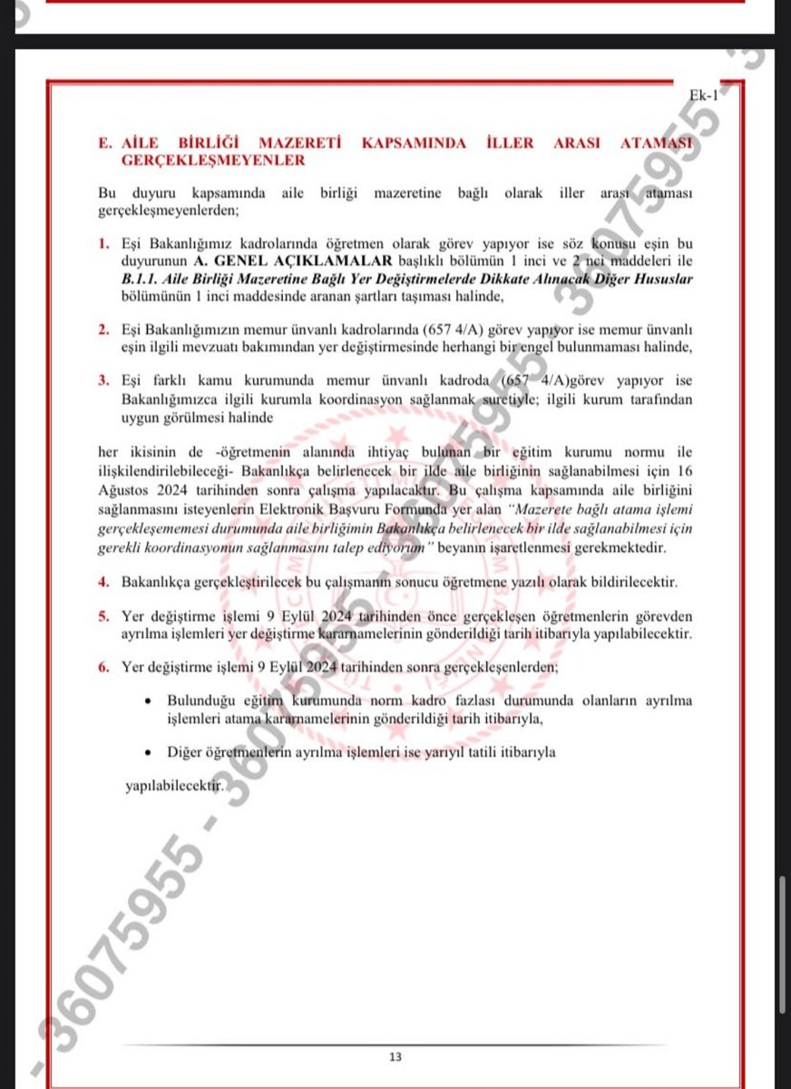 Sayın Bakanım,

Ailelerin birleşmesine karşı mısınız? Bu nasıl mazeret tayini atama kılavuzu, Allah aşkına! Eş durumundan atanamayanlar bu kılavuza göre mağdur edilecektir. Lütfen gereğini yapın, kılavuzu güncelleyiniz. Ayrıca, il emrinin verilmesi de artık elzemdir. 
<a href="/oguzozat/">Oğuz ÖZAT</a>
