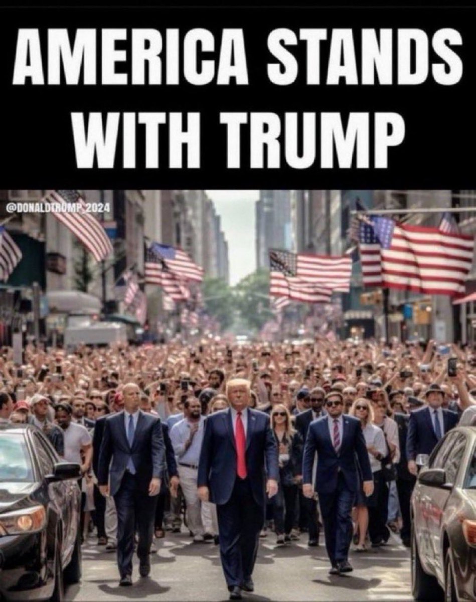 JTrumpIN's tweet photo. @elonmusk America stands with TRUMP https://t.co/3oWVNC2A2L