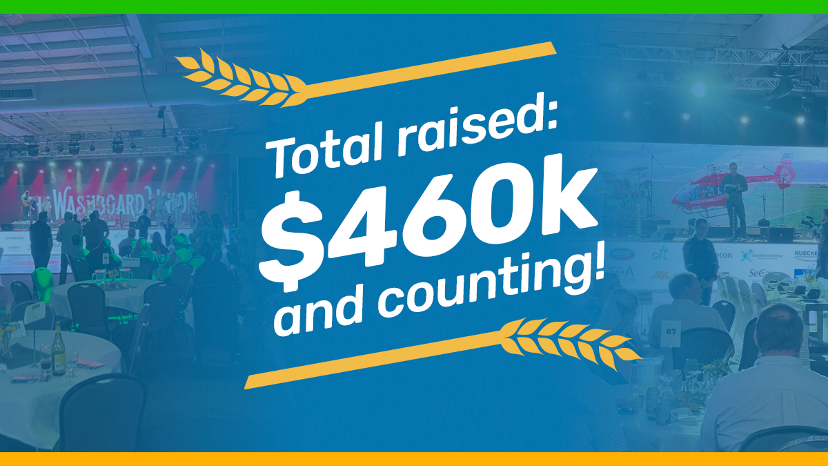 STARSambulance's tweet photo. 🎉$460k raised &amp; counting!! 🎉What a night!

And with that, #FieldofSTARS presented by @Nutrienltd comes to an end. Thank you to our sponsors, donors, &amp; attendees for your incredible support. ❤️

📣 It's not too late to donate. Visit: https://t.co/sCqGeqZRyd before July 18th. https://t.co/FPjx9di23l
