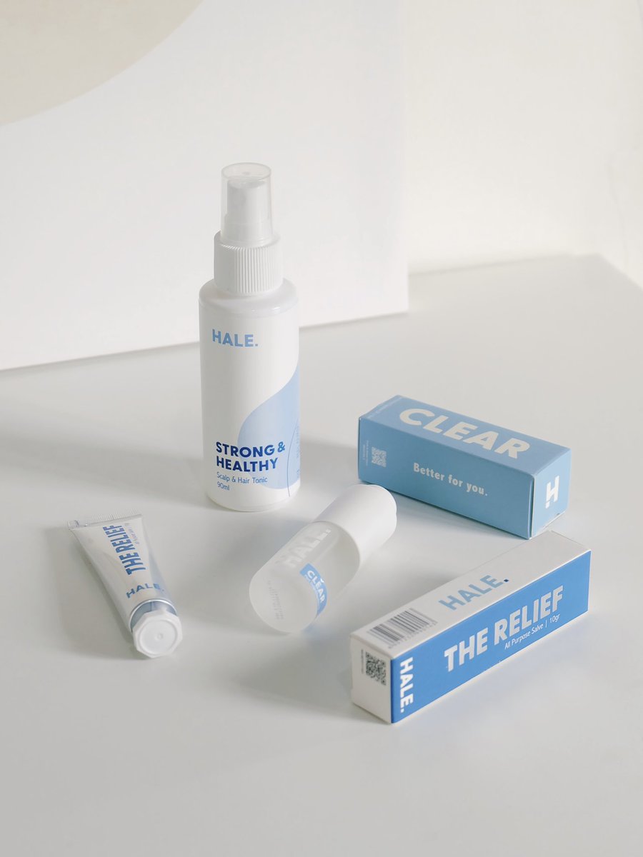 vanillaberrys's tweet photo. Finally bisa coba produk HALE 🫰🏻

Ternyata mereka ngga cuman punya skincare &amp; lip balm, ada hair care juga! 😍 Salfok warna birunya cakep bgt.. ♡

Yg udah pernah cobain produk2nya HALE kasih tau dong which one is your favoritee! https://t.co/75dTWouP8F