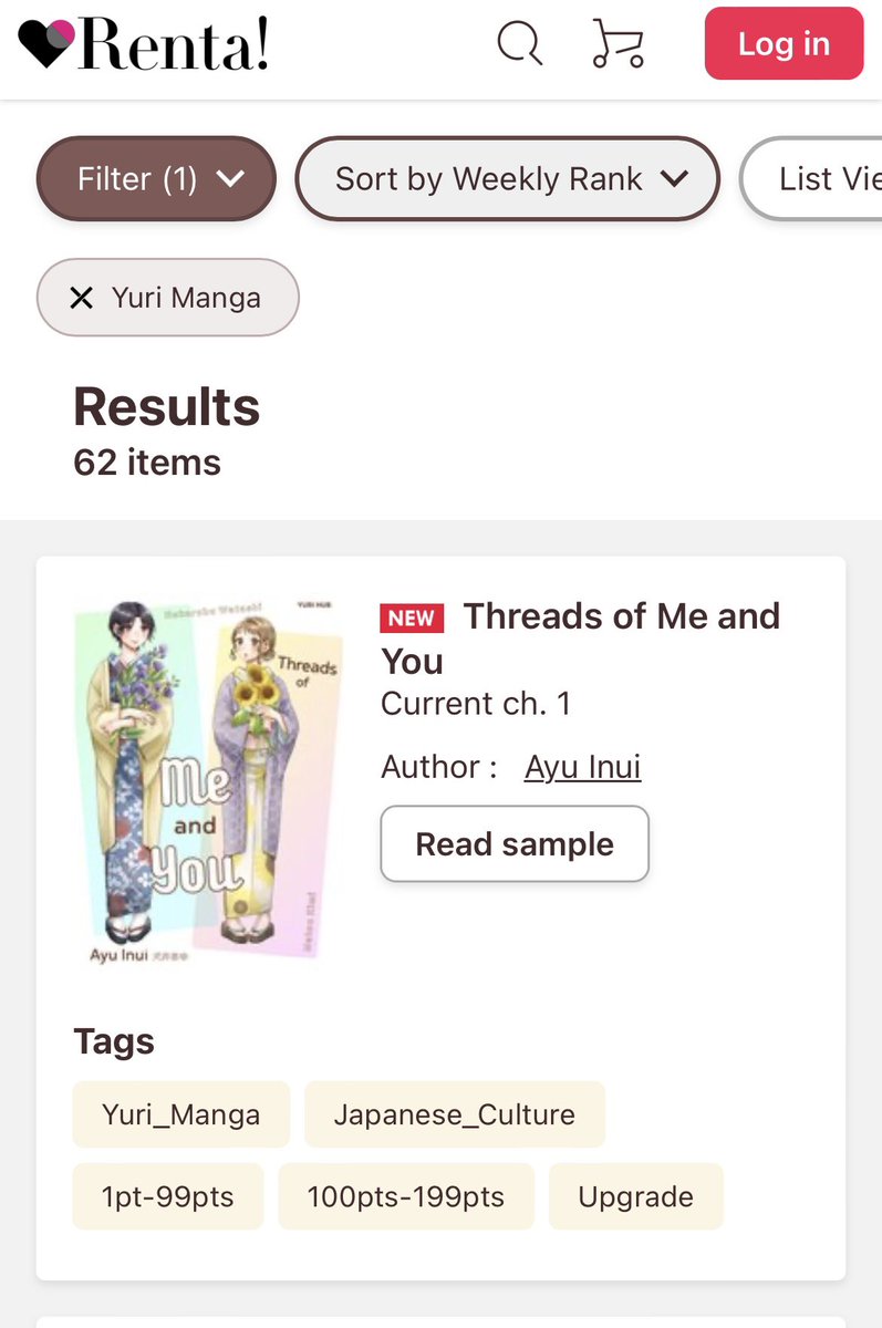 yuri_hub's tweet photo. "Threads of Me and You" is ranked number one in the Monthly rank and Weekly rank in the yuri genre!🥳
Arigatougozaimasu!
#まとう君ほころぶ私
#ThreadsofMeandYou
#犬井あゆ
#AyuInui https://t.co/ZAAf0lxjus