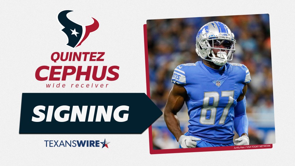 Texans to sign former suspended Lions WR Quintez Cephus ahead of training camp texanswire.usatoday.com/2024/07/16/tex… #htown #houston