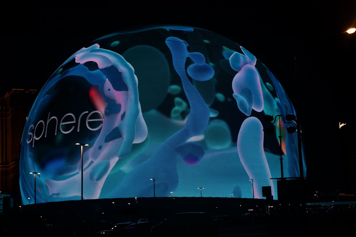 Prachtig, de <a href="/SphereVegas/">Sphere</a> in Las <a href="/Vegas/">Las Vegas</a>! <a href="/thebandb/">Pedro De Bruyckere</a>