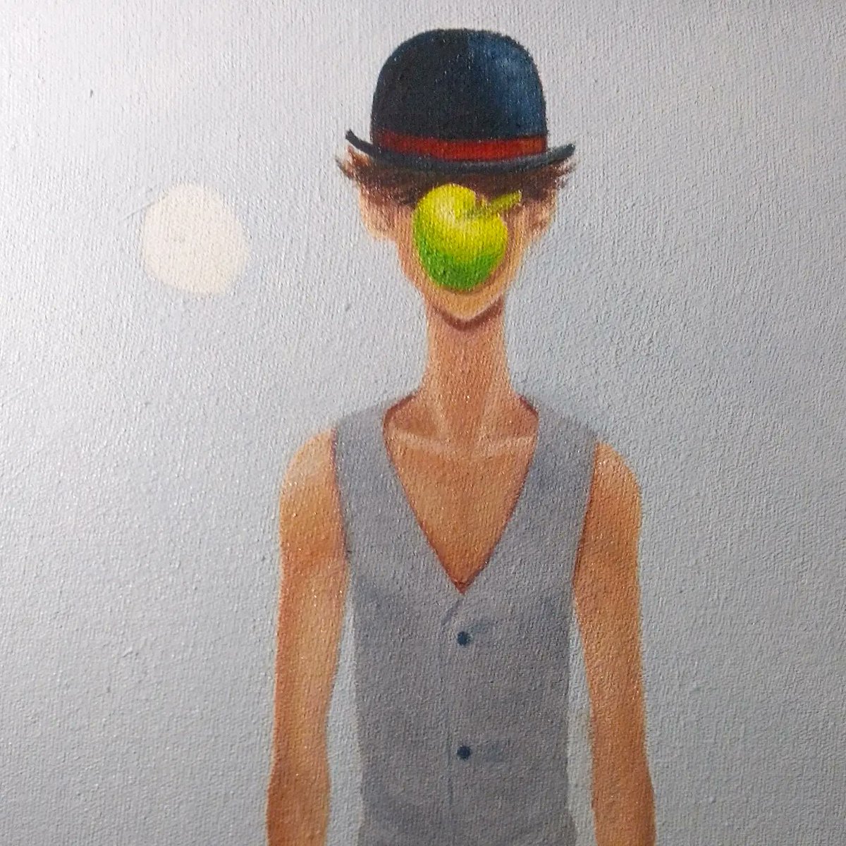 9ChrisBlue's tweet image. Oil on canvas
The grandson of the man | details

#surreal #creative #aestheticart #inspiration #oilpainting