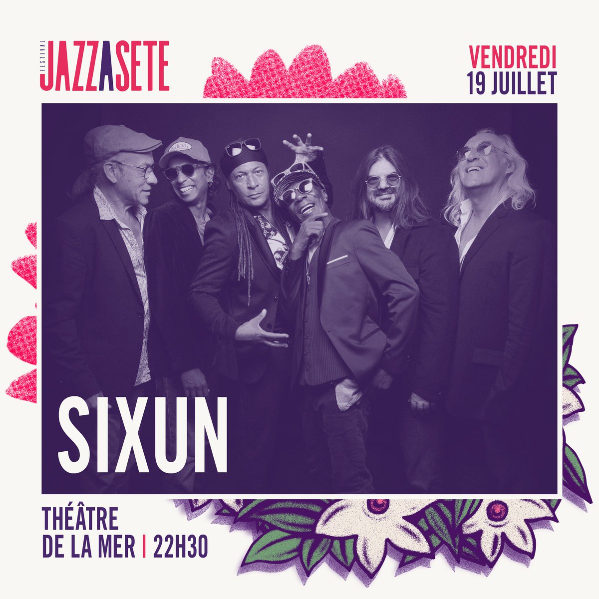 ça approche : Concert SIXUN le 19/07/2024 au Festival JAZZ à Sète ! Groove, mélodies &amp; inspiration: laissez la magie opérer et venez partager notre énergie passionnée sur scène <a href="/villedesete/">Ville de Sète</a> #jazzband #live #keyboards #groove #music #Festivals #jeanpierrecomo #sixuntour #musicians