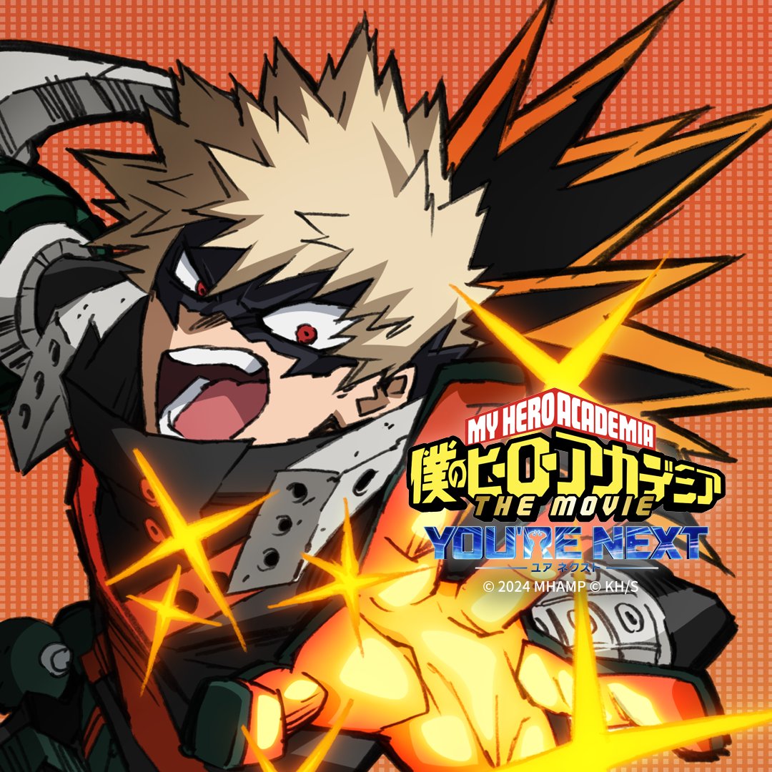 ◤劇場版の公開まであと2️⃣日！◢ ➤➤ 爆豪勝己のアイコンが来た