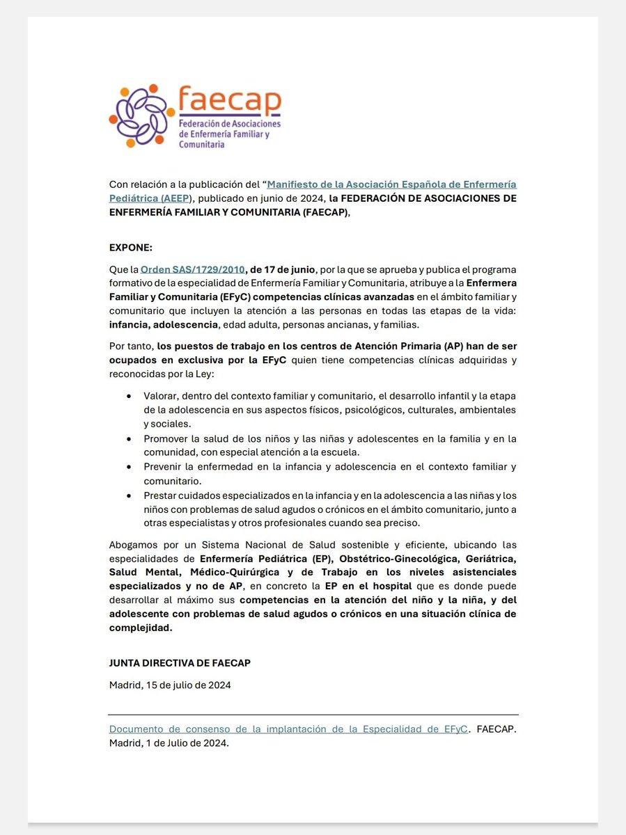 FAECAP +S tweet media