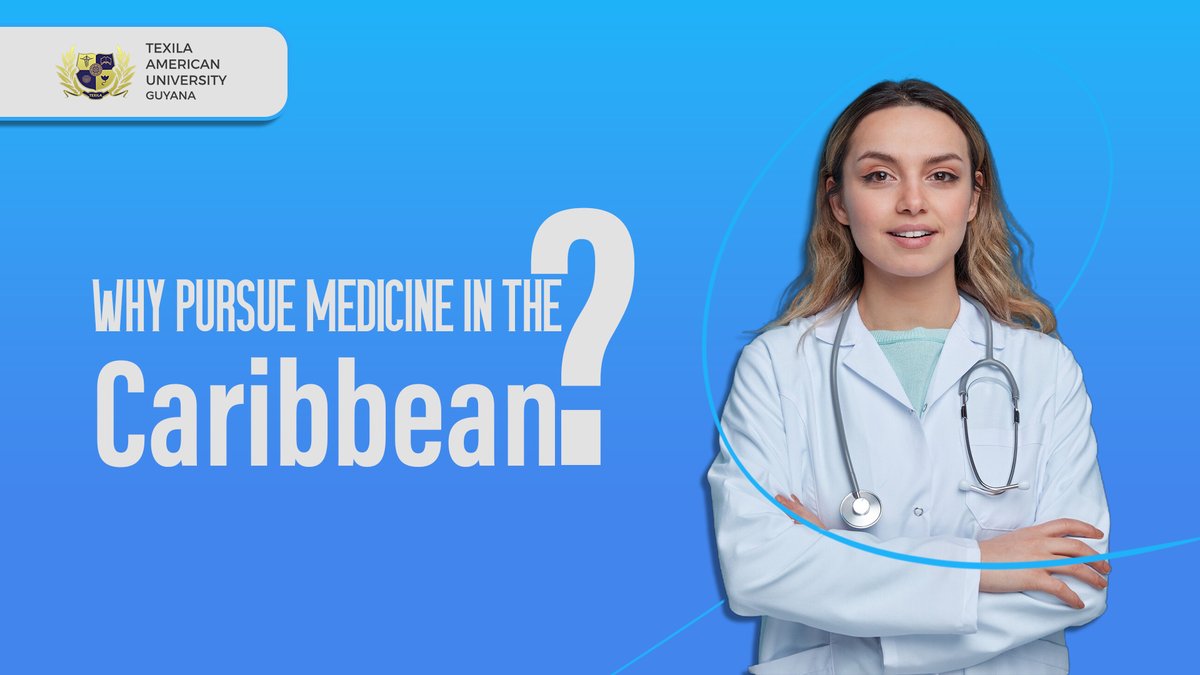 TexilaGuyana's tweet photo. Discover why the Caribbean is a top choice for medical studies! 

Watch now: https://t.co/2KFNuFWP29

Visit:  https://t.co/G8hYlui0uE 

 #TexilaAmericanUniversity #TAU #Guyana #Caribbean #studymedicine #MedicalProgram #MedicalSchool #StudyAbroad  #MedicalEducation https://t.co/aaVhG694L4