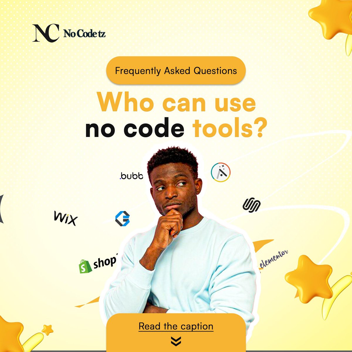 No-Code tz tweet media