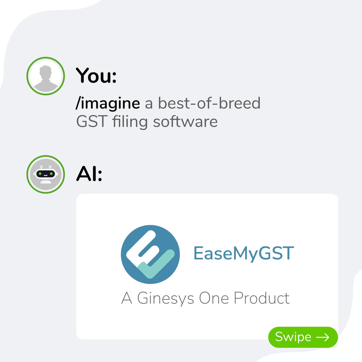 Ginesys's tweet photo. We asked AI to /imagine some things.
Here are the results!
You doubt us?? Well, you might trust the AI we guess! Get in touch with us today.
Link in the comments section!
#AI #POSChallenges #Zwing #EaseMyGST #Browntape #RetailSolutions #ERP #GinesysOne (1/2) https://t.co/UPFgO6h1CP