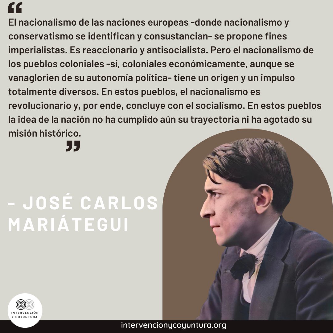 Mariátegui y el nacionalismo 👇🏽