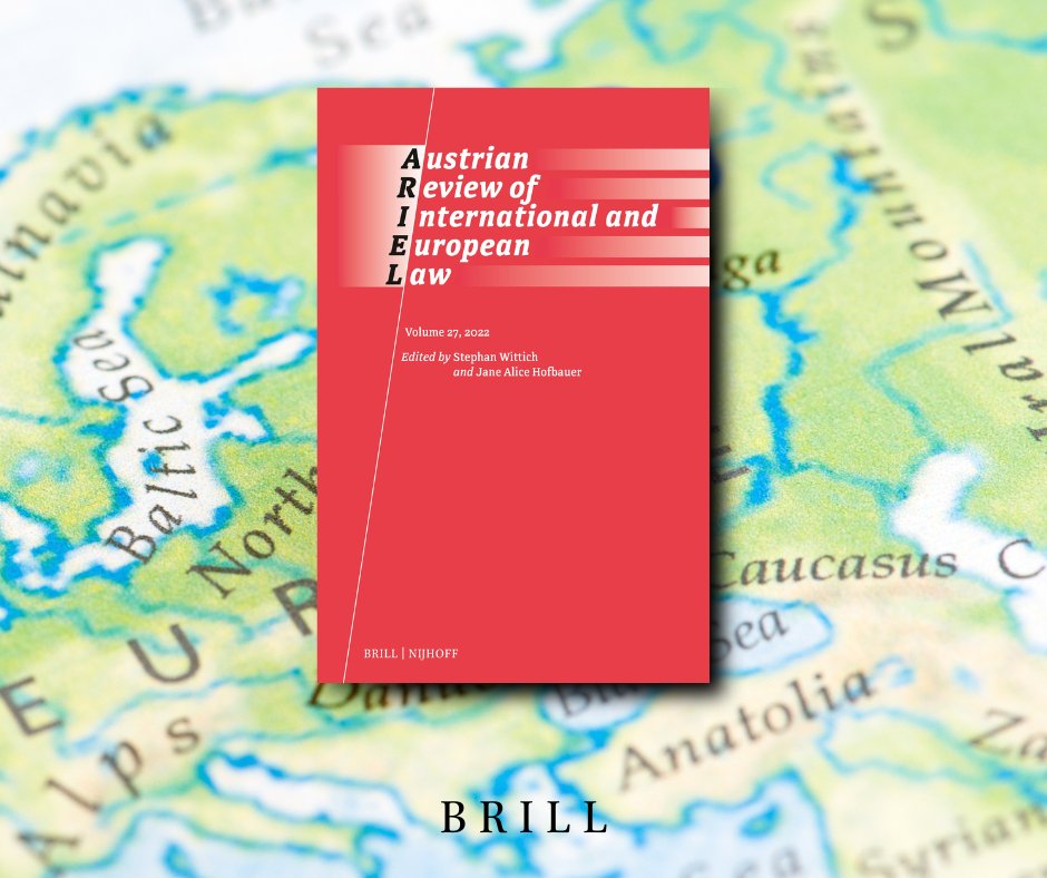 IntlRela's tweet image. Out now! 
The Austrian Review of International and European Law, 2022

ARIL Volume 27 covers the year 2022 and features a special issue on the intersection between international economic law and human rights.

➡️ brill.ws/aril27