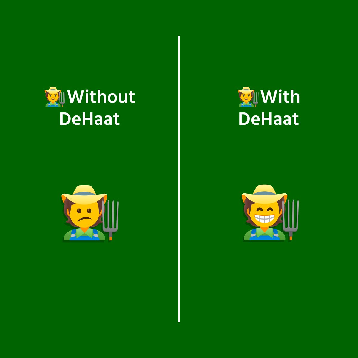 DeHaatTM's tweet image. 🌍🎉 World Emoji Day! 🎉🌍
Express yourself with your favourite emojis in the comments! 👇😊
 
#WorldEmojiDay #EmojiFun #entertainment #India #farmer #emoji