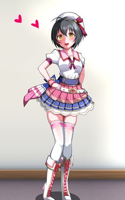 ご依頼作品を納品しましたので公開します#ヒッポリトカプセル#小日向美穂#石化ブロンズ像化しました永遠に飾ってあげるよ 