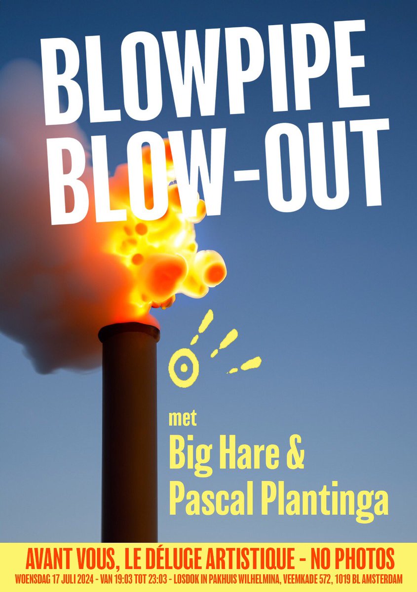 Vanavond spelen we samen met oa Minny Pops (akoestisch) en Pascal Plantinga bij Losdok! #blowpipe #blowout