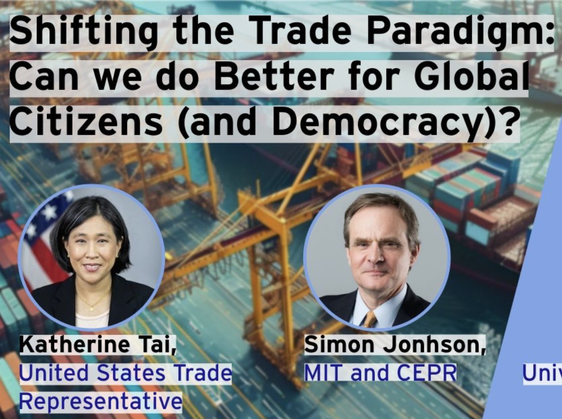 Why is the connection between #trade, #competition, #inequality &amp; #democracy so fundamental, and yet we don’t see it? How did we decide in antitrust that we are content to stick to narrow legal/economic knitting?  Are these ideas too big for us today? 1/