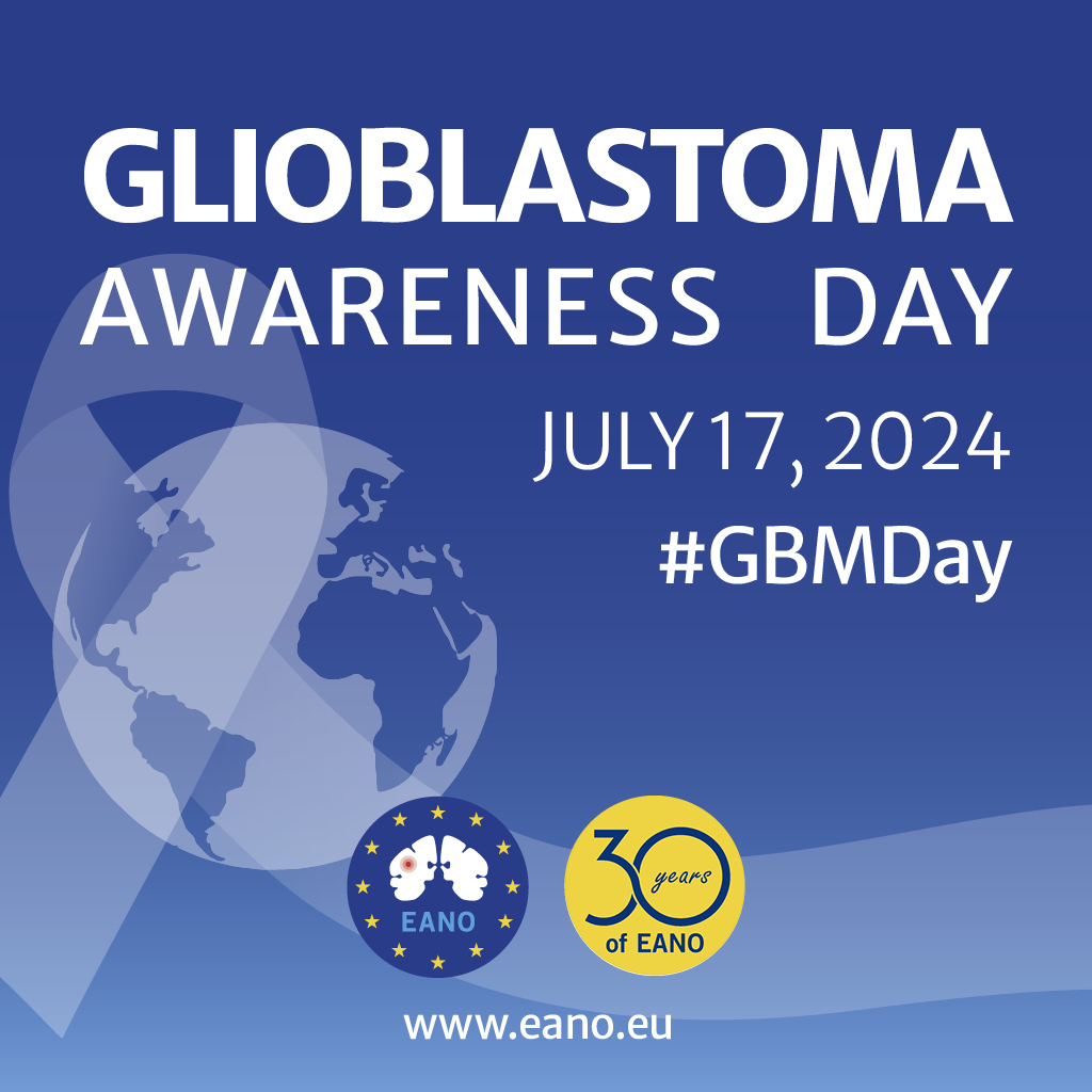 Today is #GlioblastomaDay2024, designed to raise awareness of #glioblastoma, the most common primary brain cancer. At EANO, we are dedicated to advancing scientific research, improving diagnostic tools, &amp; developing innovative therapies to combat this challenging disease. #GBMDay