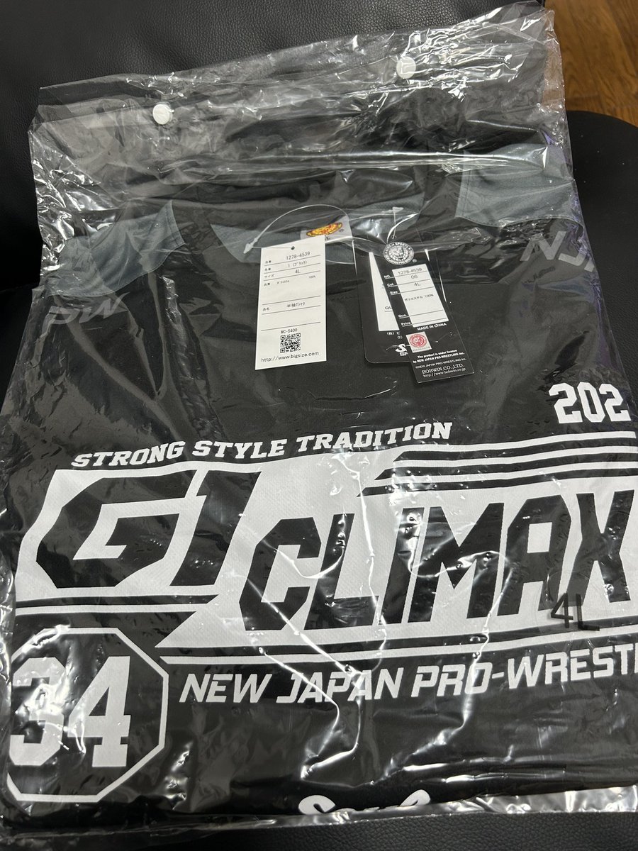 NJPWTIGERS's tweet image. #新日本プロレス と #SoulSPORTS コラボ
#G1CLIMAX34 Tシャツとショートパンツ🩳が届きました
#njpw #MID