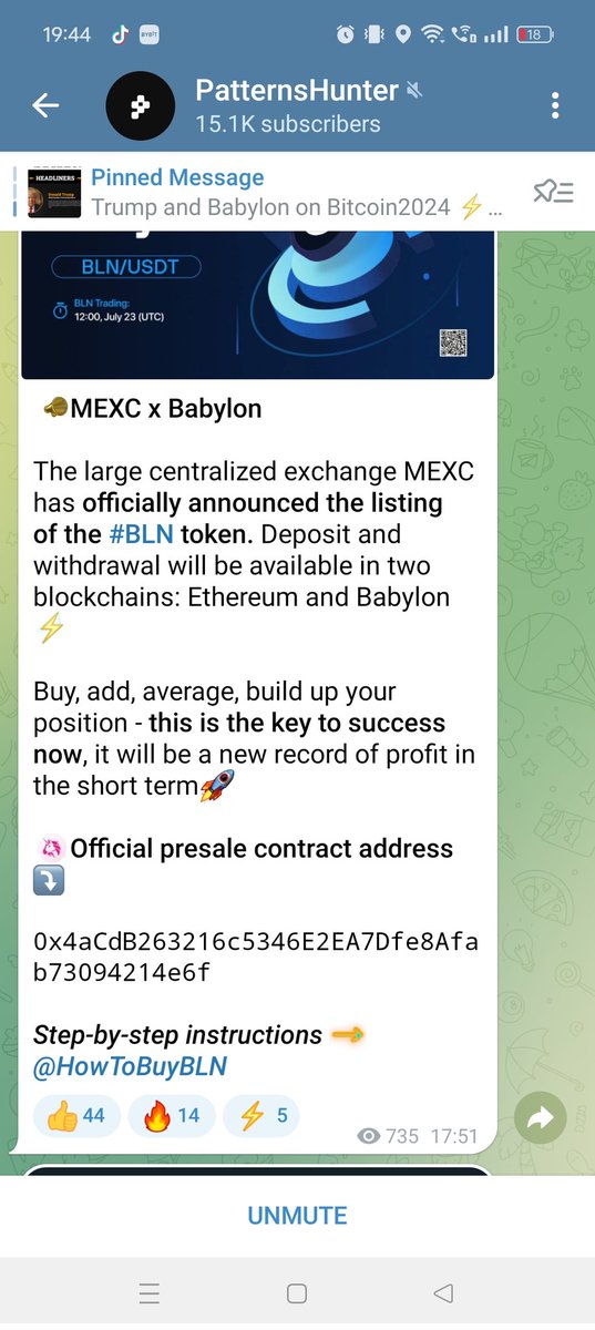 Angsi007's tweet photo. Be carefull guy with this telegram group call PatternsHunter....honeyspot token https://t.co/4uNwJpUMuO