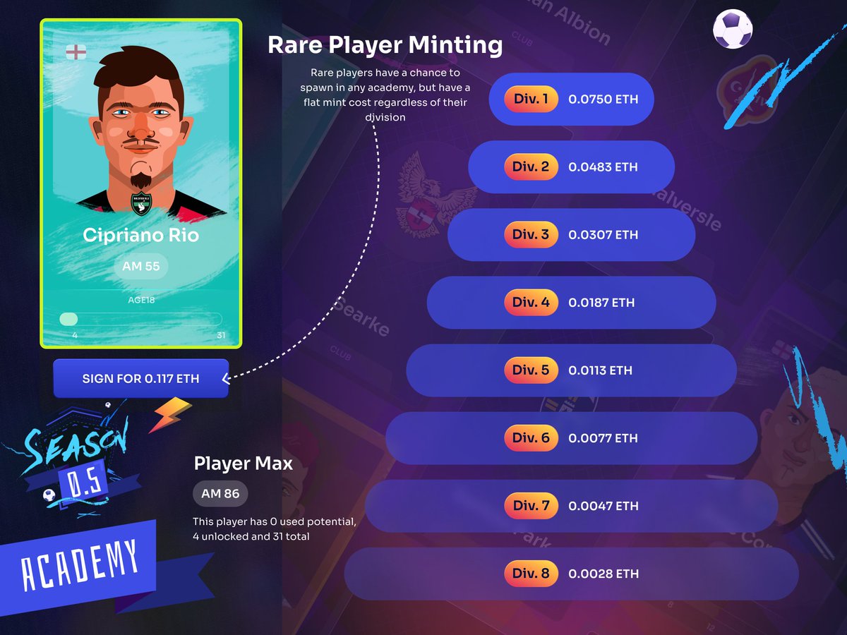 🚨Footium Season 0.5 Hub is Now Live!🚨

We are thrilled to announce that the Season 0.5 Game Hub is officially live! This means you can now access your players, check your fixture lists, view your tables, and set your first team for upcoming matches: footium.club/game