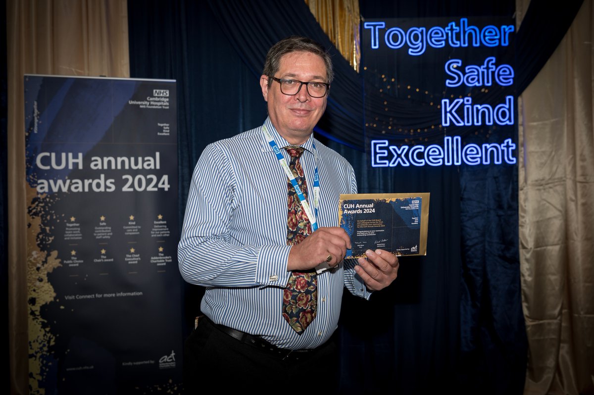CUH_NHS's tweet photo. Last week, we hosted drop-in sessions for all of our CUH award nominees.
Teams and individuals alike had the opportunity to collect and read their nominations, and celebrate together.
The Annual Awards programme is kindly supported by @ACTcharity.
#SafeKindExcellent #CUHproud https://t.co/Q9pb64sNO3