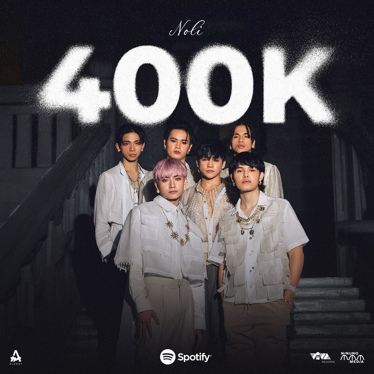 Noli is at 400K streams on Spotify! 🤎

Maraming salamat mga Magiliw, keep streaming Noli 🫶🤎