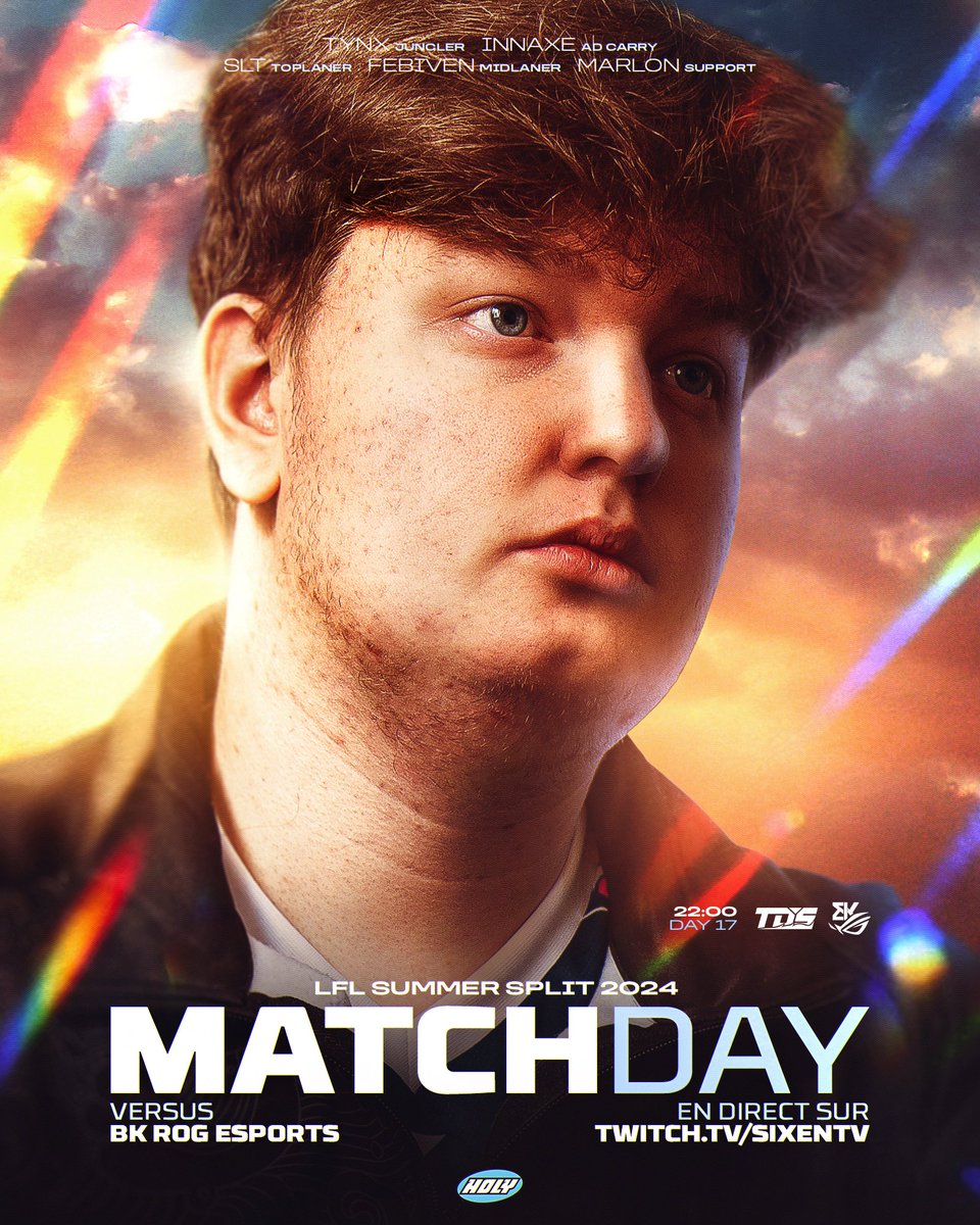 Finissons cette saison régulière sur une belle note.

🆚 <a href="/ASUS_BK_ROG/">BK ROG Esports</a>
⌚ 22h
📺 twitch.tv/sixentv

#GOTDS 🌊 <a href="/LFLOfficiel/">LFLxDIV2</a>