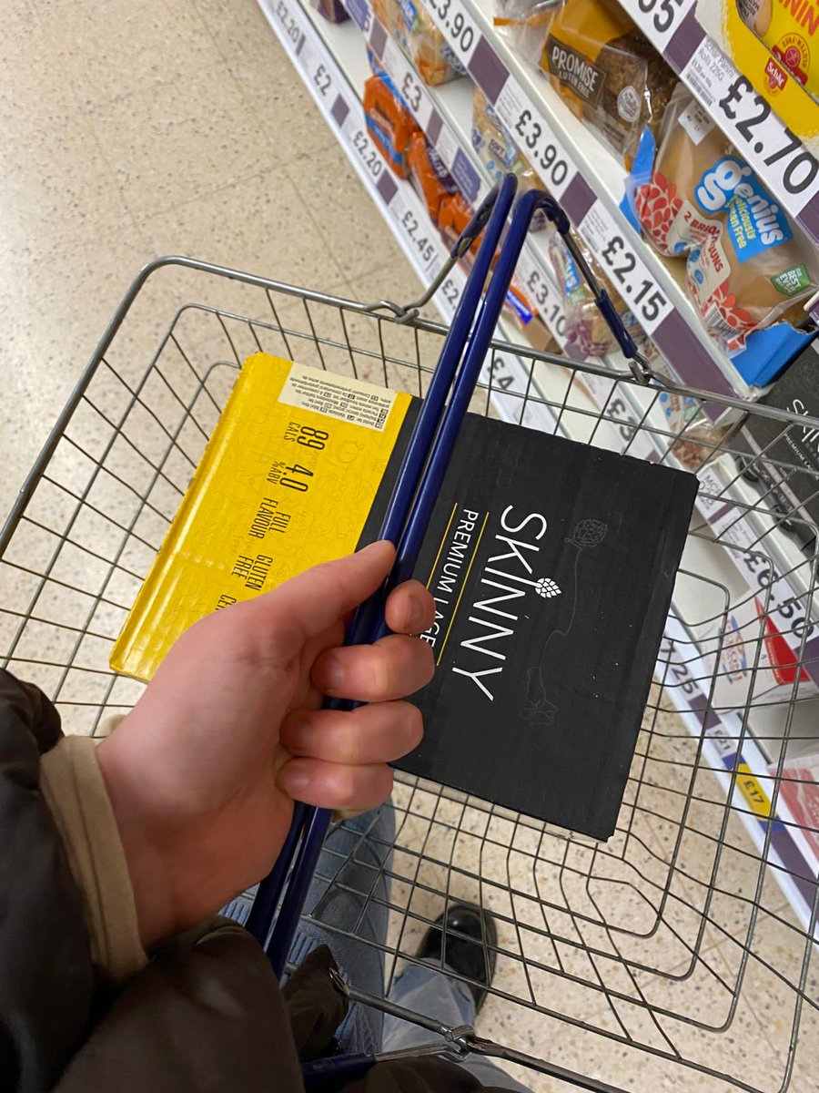 SPECIAL OFFER 🔔

Get a 12 pack of Skinny Lager from <a href="/Tesco/">Tesco</a> for just £13.50

Going right in our basket 🧺