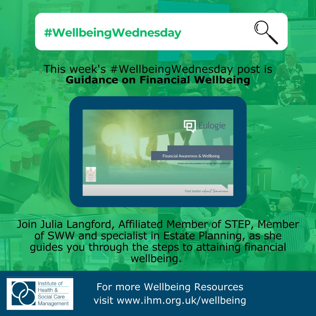 IHSCM πππ³οΈβπ (@ihm_tweets) on Twitter photo Welcome to #WellbeingWednesday
This week we are sharing a session from our Wellbeing Festival with Guidance on Financial Wellbeing π°
Catch up here: zurl.co/xzBA π
<a href="/IHM_IOW/">IHSCM Isle of Wight Group π</a> Welcome to #WellbeingWednesday
This week we are sharing a session from our Wellbeing Festival with Guidance on Financial Wellbeing π°
Catch up here: zurl.co/xzBA π
<a href="/IHM_IOW/">IHSCM Isle of Wight Group π</a>