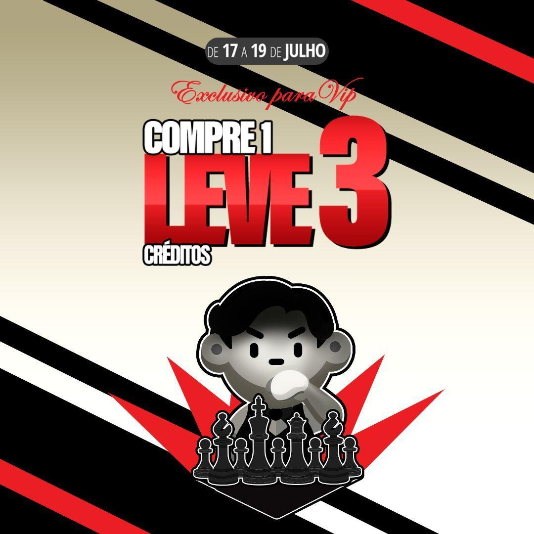 megajogos's tweet photo. 👑🖤 Dê xeque-mate no tédio: 3 por 1 em CRÉDITOS!👑🖤 

💰 COMPRE 1 💰
💰💰💰LEVE 3 💰💰💰 

COMPRE AQUI: 👉🏼https://t.co/945oG5AfDN 👈🏼

#PromocaoMegaJogos #Descontos #DiadoXadrezMegaJogos https://t.co/0KHOKsCYXx