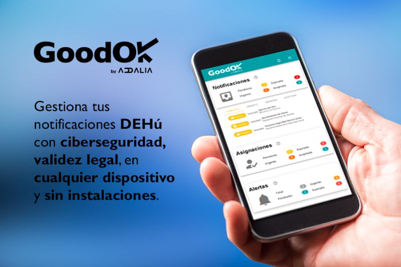AddaliaTech's tweet image. GoodOK Notifica es una solución robusta y confiable para la gestión de #notificaciones electrónicas de la #AdministraciónPública.

Integración vía API con DEHú, facilidad de alta como Gran Destinatario,  solución #cloud  multidispositivo.

addalia.com/goodok-notific…